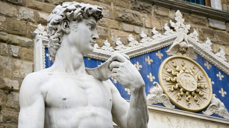 Piazza delle Signoria Michelangelos influence evident throughout the city